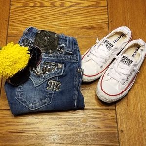 Miss Me Capris Womens